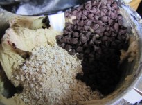 add oats and chips